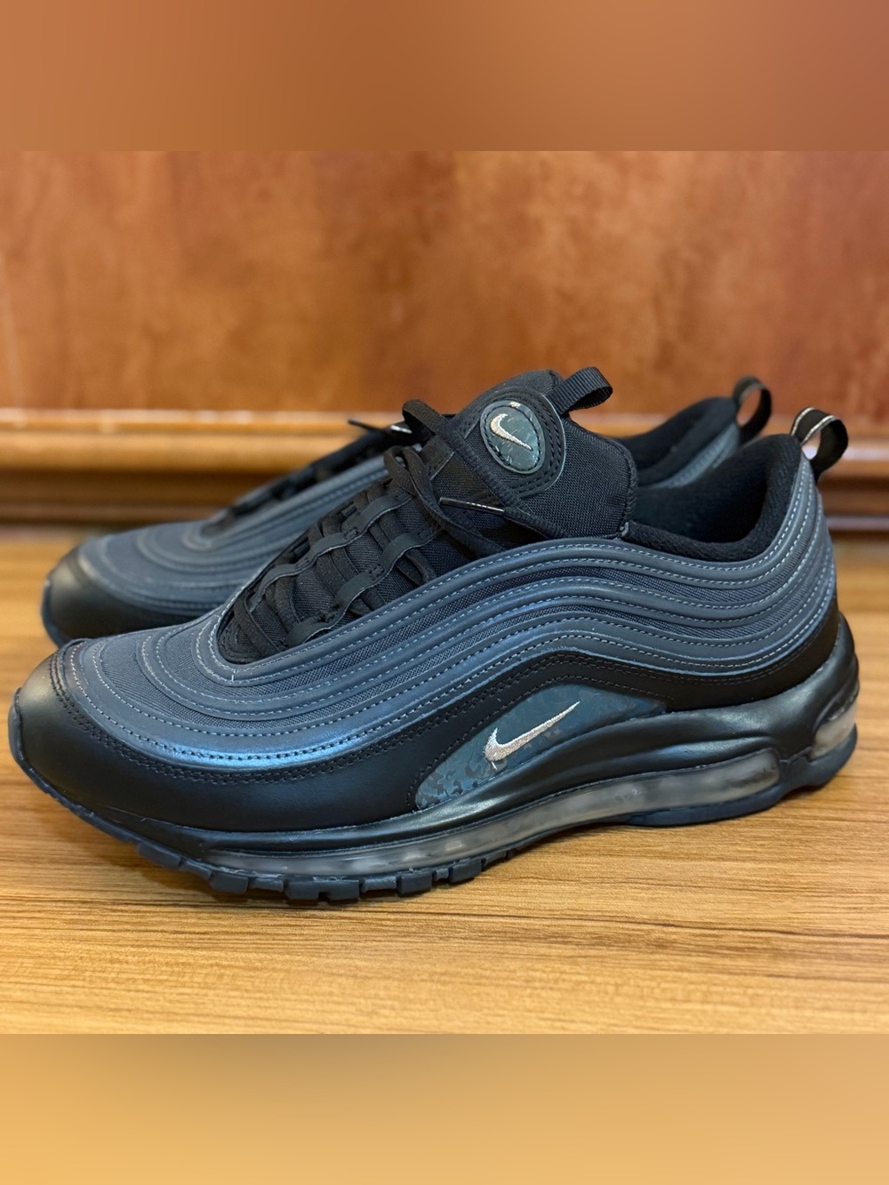 Nike Air Max 97 Black Metallic Pewter DH0558-001 Womens 11 / Mens 9.5